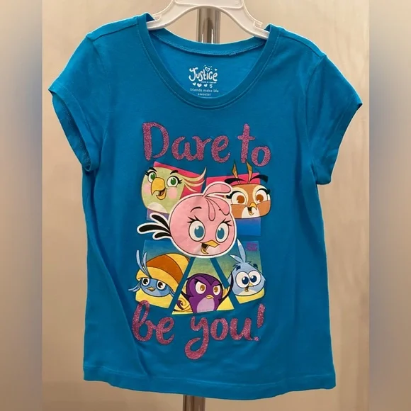 T-shirt Angry Birds Fille Femme – Motif « Drop It », Rose, Taille S à XL, Neuf Avec étiquettes